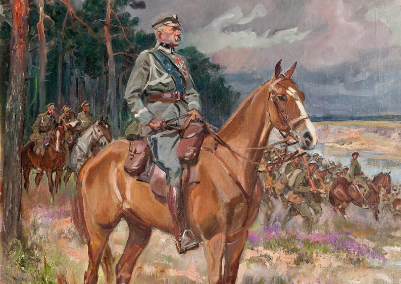 Wojciech Kossak, Piłsudski na Kasztance