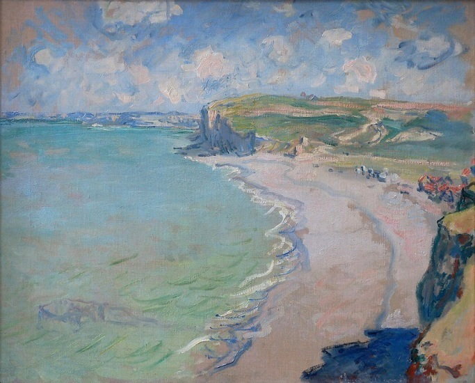 Claude Monet, Plaża w Pourville